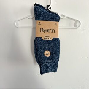 Born Men's Blue Boot Socks